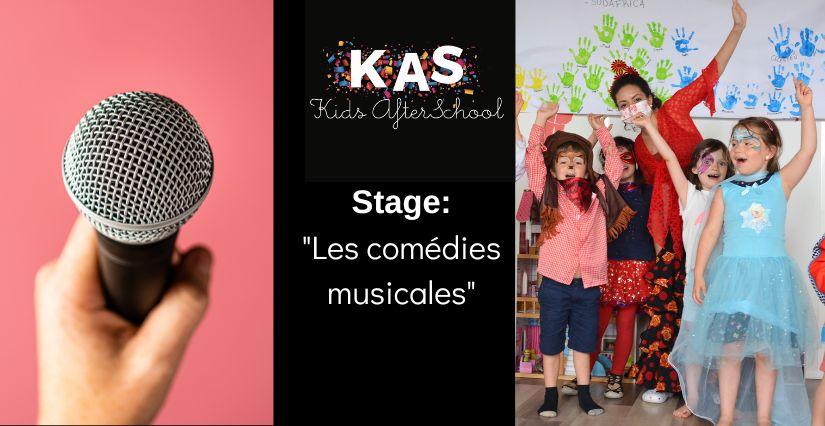 Stage d'été "Les comédies musicales", centre de loisirs en anglais-espagnol KIDS AFTERSCHOOL à Dijon