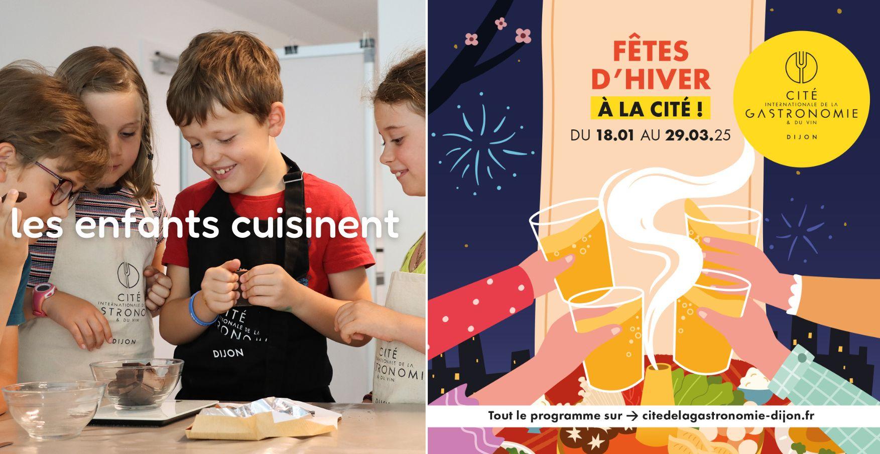 Ateliers "Les enfants cuisinent" à la Cité internationale de la gastronomie et du vin
