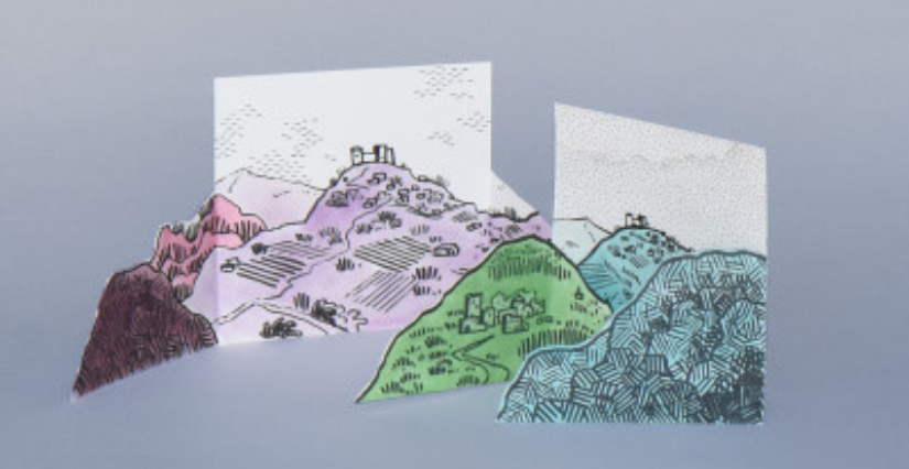 Atelier créatif "Un paysage d'encre" pour les enfants au Château de Mâlain
