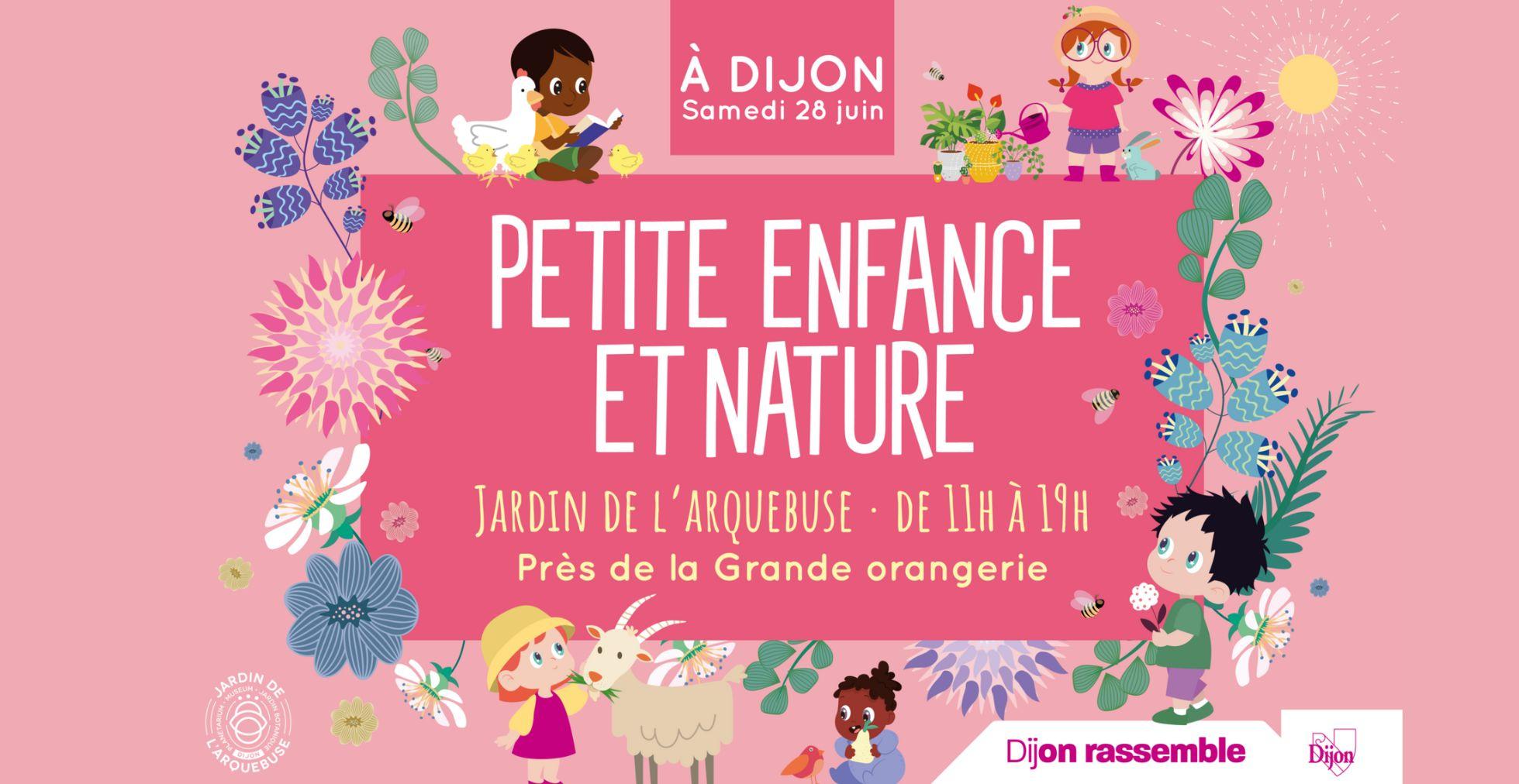 Petite enfance et Nature au Jardin de l'Arquebuse à Dijon - évènement GRATUIT
