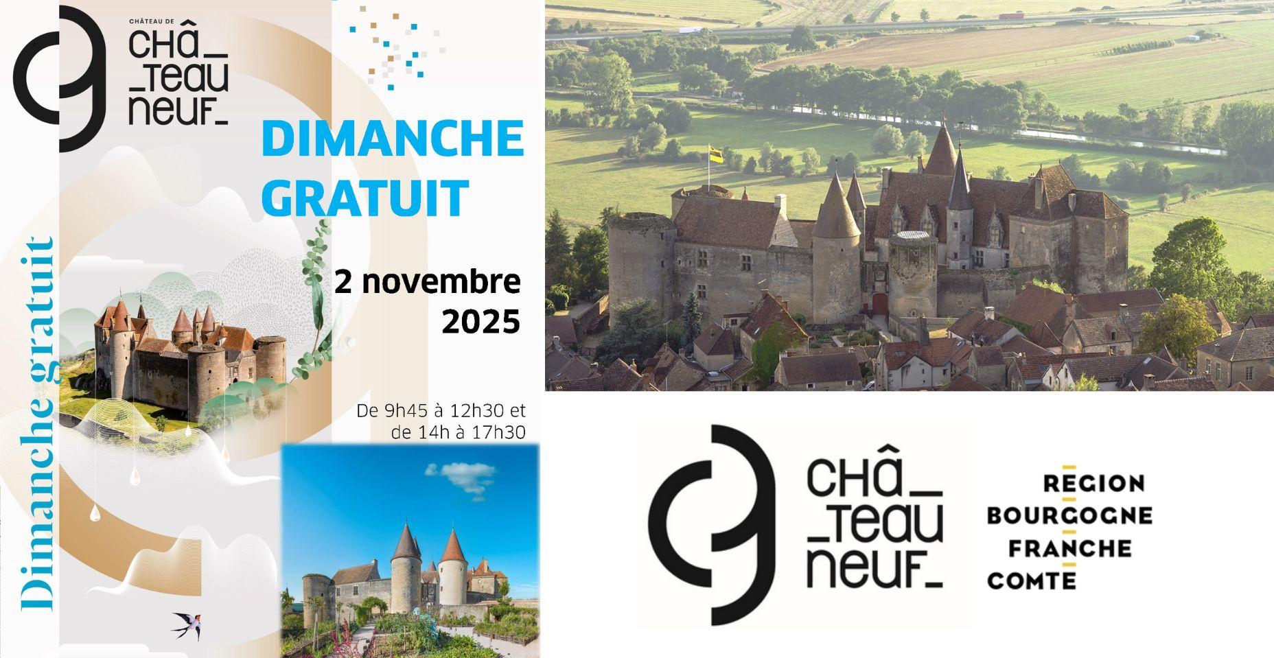 Dimanche gratuit en famille au Château de Châteauneuf - visite ludique