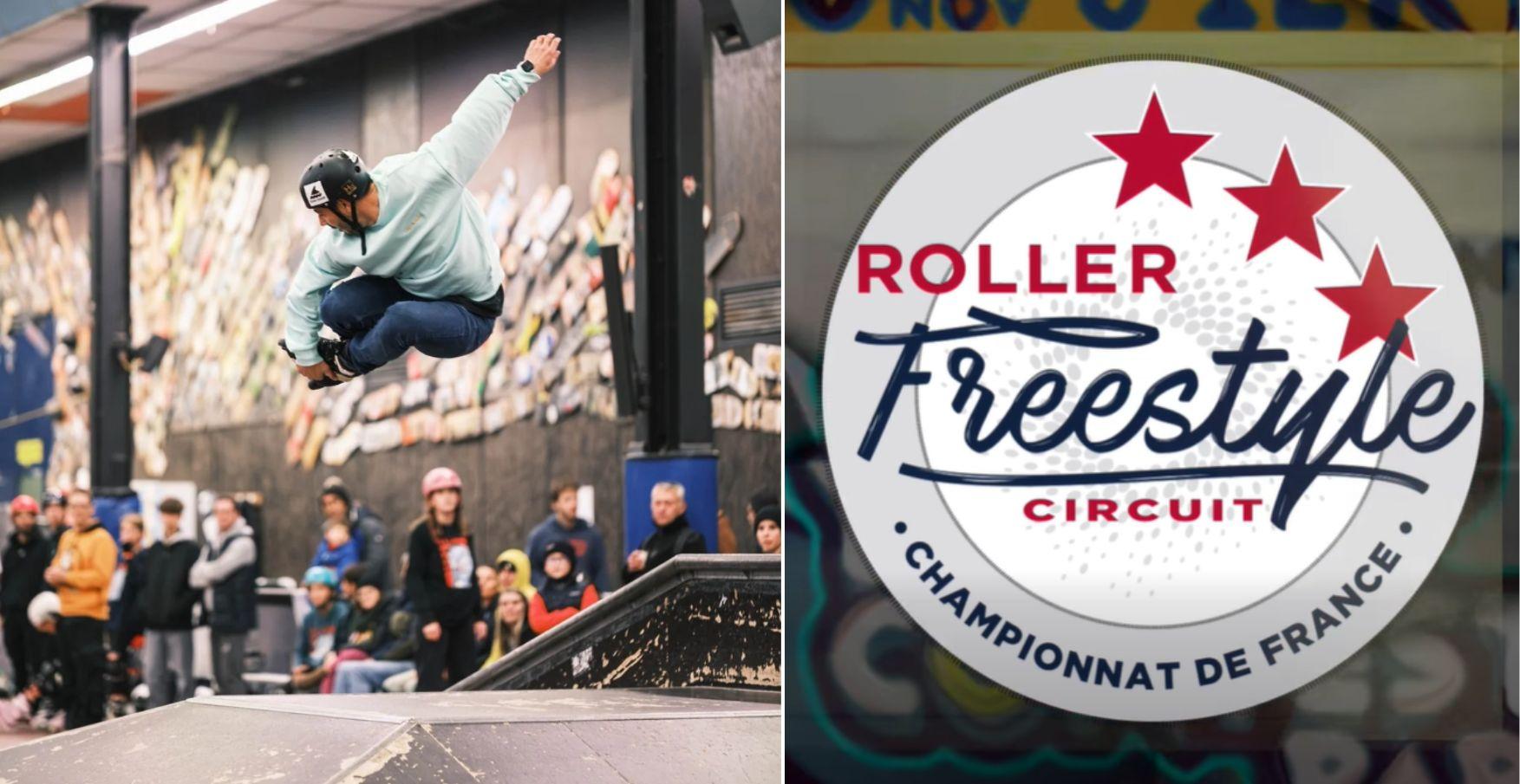 Épreuve du championnat de France de roller freestyle.
