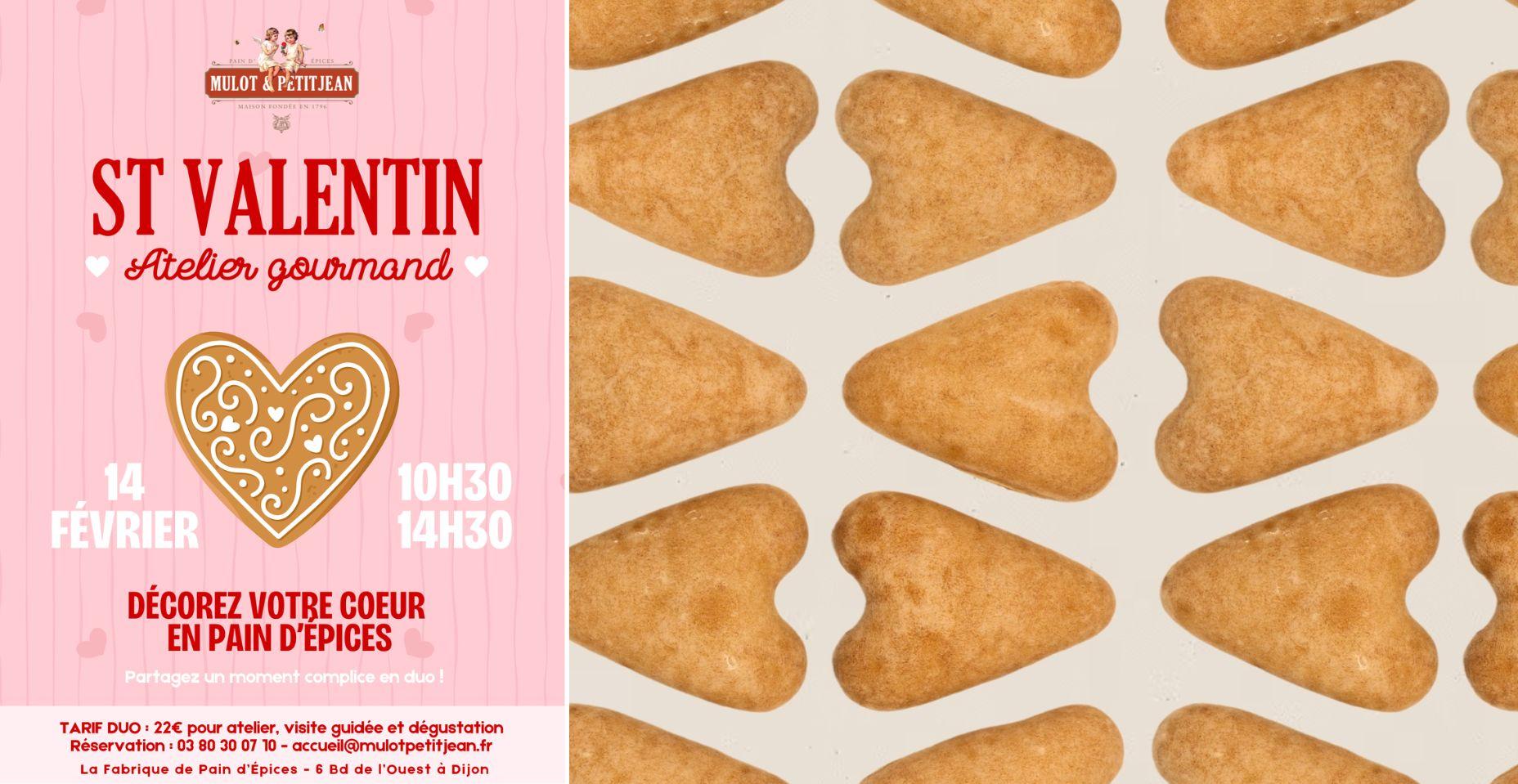 Atelier 'décorez votre cœur en pain d’épices' chez Mulot et Petitjean - en famille