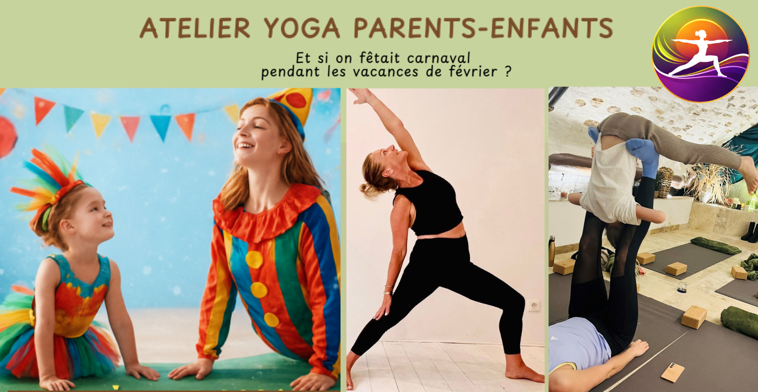 Yoga parent-enfant 'spécial carnaval' avec Delhia Yoga à Dijon