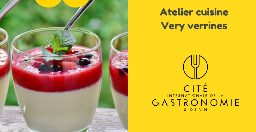 Very verrines : atelier cuisine pour les enfants à la Cité internationale de la gastronomie et du vin à Dijon