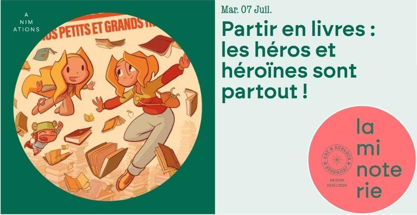 Evènement enfants "Partir en livre ! " à la Minoterie à Dijon - Gratuit