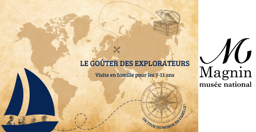 Visite en famille "Le goûter des explorateurs" au musée national Magnin à Dijon