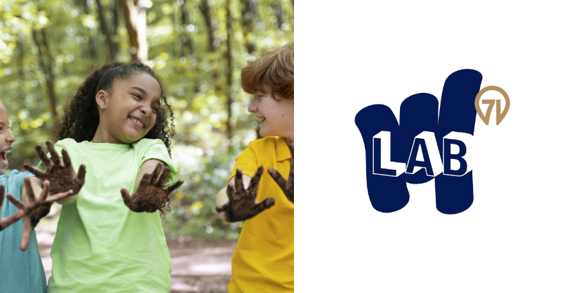 Petits artistes de la nature, animation famille au Lab 71