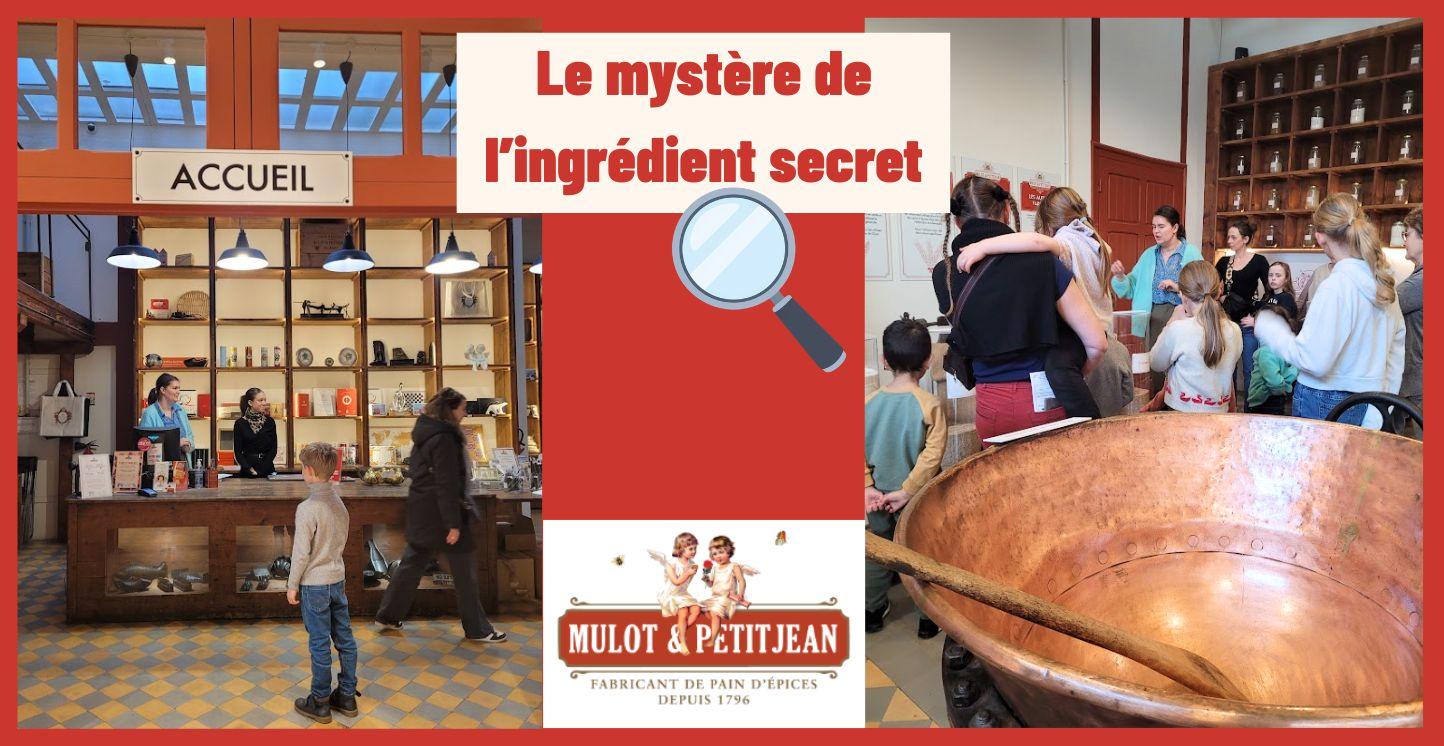 Animation enfants “Le mystère de l’ingrédient secret” à la Fabrique Mulot et Petitjean à Dijon