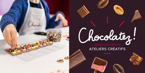 CHOCOLATEZ! Sébastien Hénon - ATELIER CREATIF EN DUO parent-enfant: "Nounours et Tablettes"