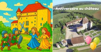 Fêter son anniversaire au château comme un chevalier ou une princesse, au Château de Rosières (21)