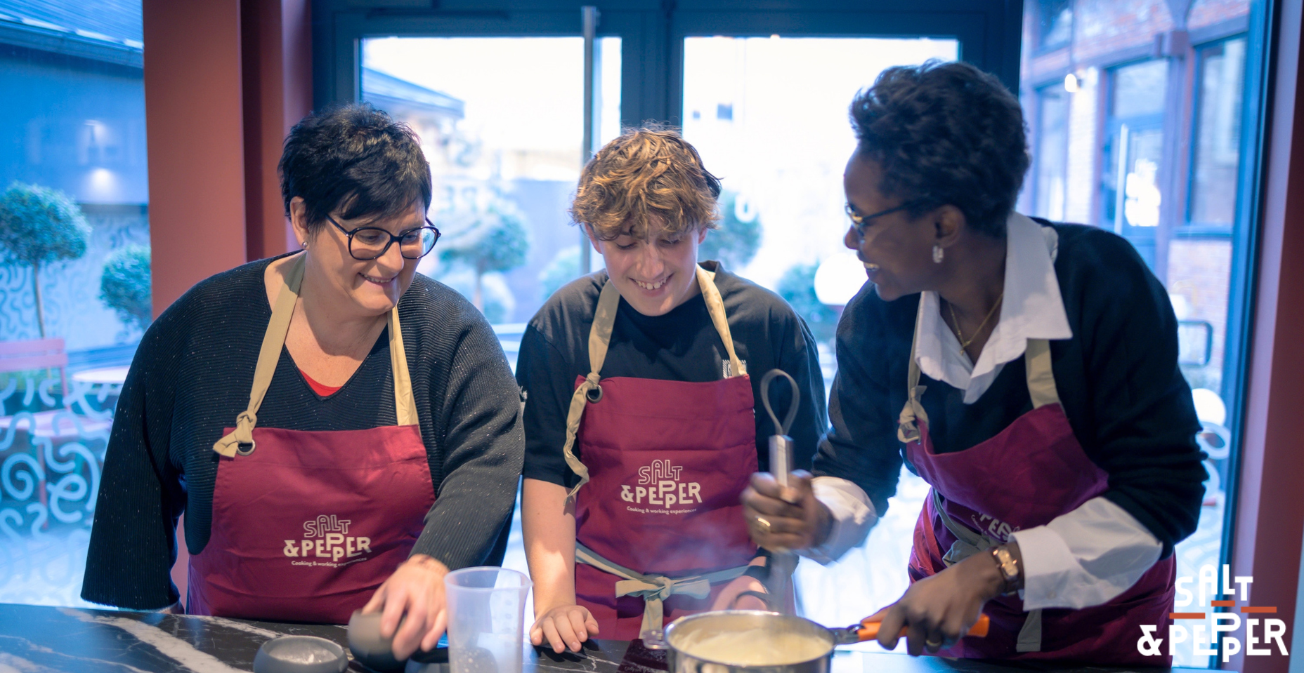 atelier cuisine pâtisserie parent enfant ados Dijon Salt and Pepper vacances