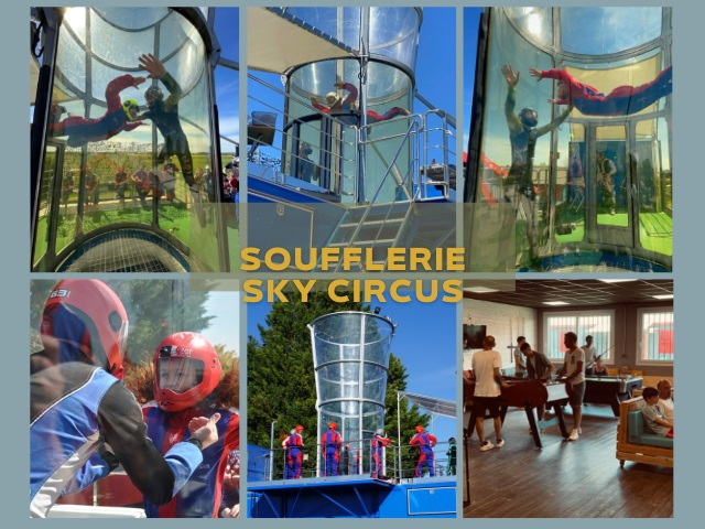 INSOLITE!! Simulateur de vol en chute libre à la Soufflerie Sky Circus de Champforgeuil (71) 