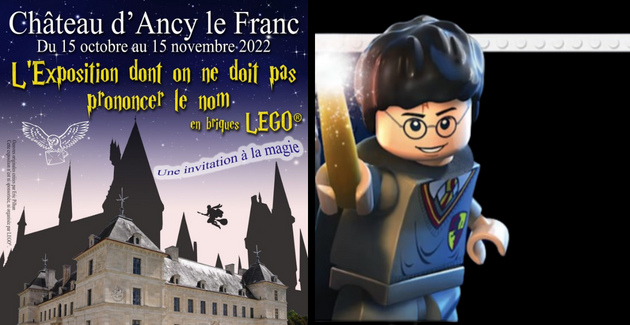 L'exposition dont on ne doit pas prononcer le nom // exposition Harry Potter en brique Lego® // Château d'Ancy le Franc // En famille