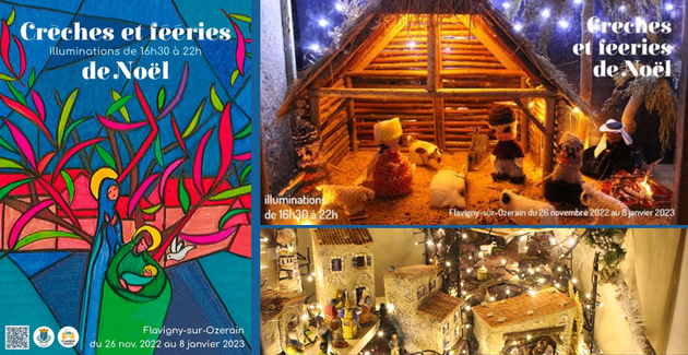 Exposition de crèches et féérie de Noël // Flavigny-sur-Ozerain // en famille kidklik 21