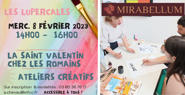 Les lupercales, la Saint Valentin chez les Romains // ateliers créatifs // Mirabellum // en famille kidklik 21