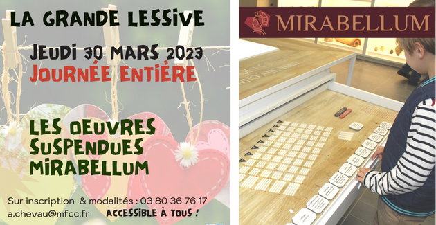 La grande lessive, les oeuvres suspendues // Mirabellum // en famille kidklik 21