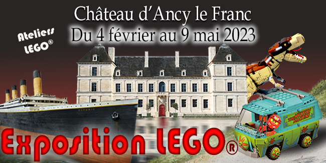 Exposition annuelle de LEGO® au château d'Ancy-le-Franc