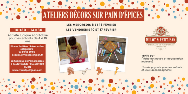 Ateliers décors de maison en pain d'épices pour les enfants chez Mulot et Petitjean (21) kidklik 21
