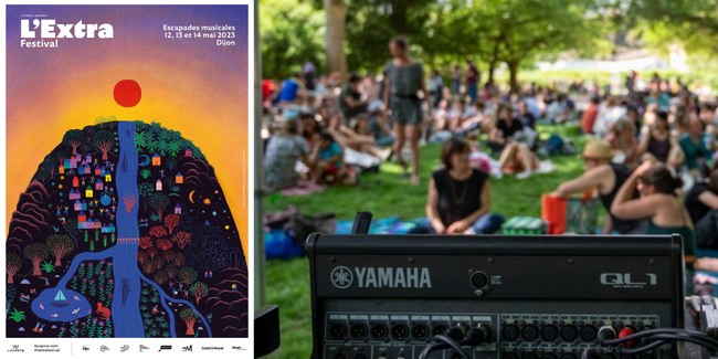 L'Extra Festival de LA VAPEUR : Pique-nique et concerts à Dijon