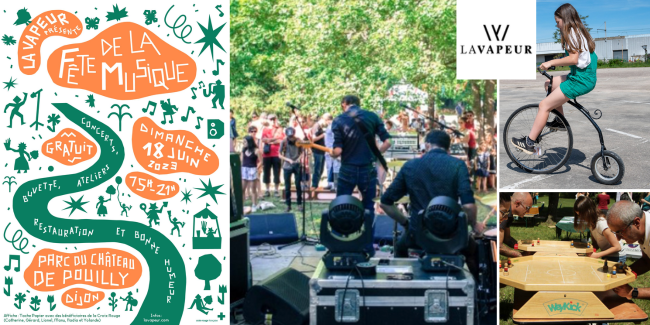 Les 10 ans de la Fête de la musique pour La Vapeur dans son quartier