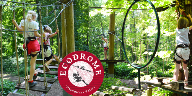 Accrobranche à ECODROME au Parc de la Colombière à Dijon