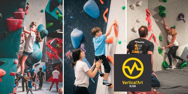 Inscription aux cours d'escalade enfants et ados pour la rentrée 2023 chez Vertical'Art Dijon 