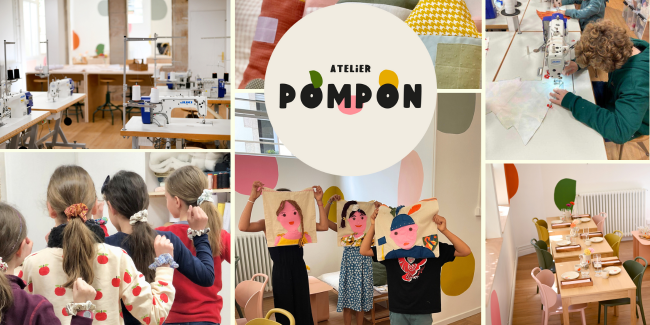 ateliers couture : viens coudre ta déco de noel à l'atelier Pompon à Dijon