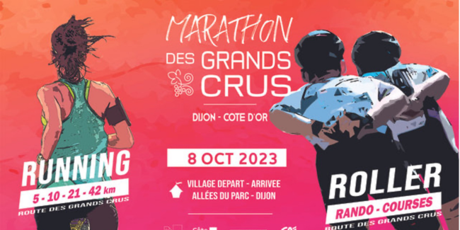 Marathon des grands crus 2023, roller et animations pour enfants à Dijon