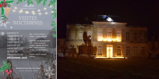 Visites nocturnes de Noël au Château d'Arcelot