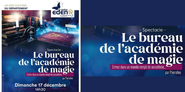"Le bureau de l'académie de magie", spectacle au Centre Eden