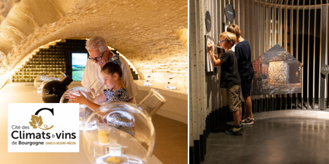 ♜La Cité des Climats et vins de Bourgogne se visite en famille à Beaune, Mâcon et Chablis