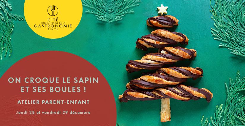 Atelier cuisine 'On croque le sapin et ses boules' à la Cité internationale de la gastronomie et du vin 