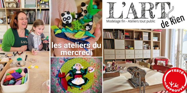 Ateliers de modelage polymère du mercredi avec L'art de rien à Dijon