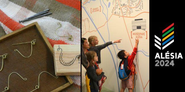 Atelier famille 'Fibule' et visite ludique au Muséoparc Alésia
