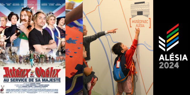 "Astérix au service de sa majesté", Alésia ciné au Muséoparc Alésia