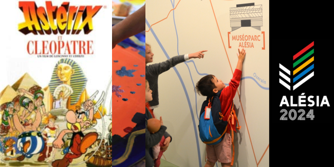 "Astérix et Cléopâtre", Alésia ciné au Muséoparc Alésia