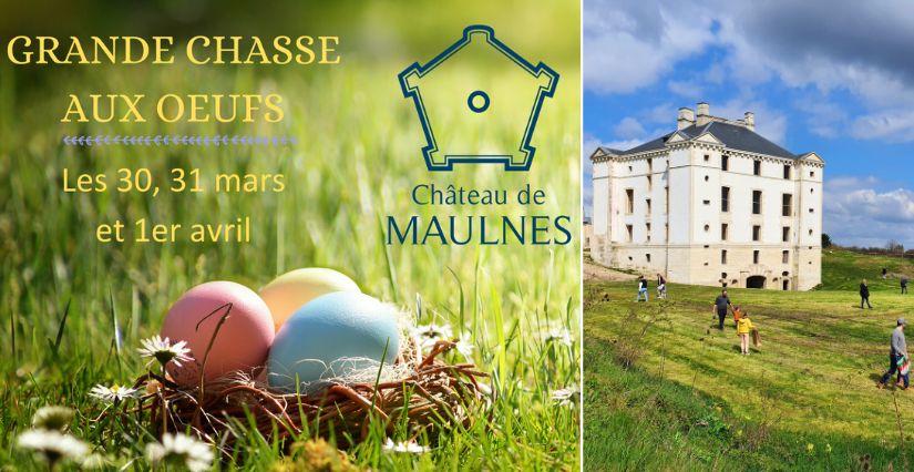 Grande chasse aux oeufs en famille au Château de Maulnes 