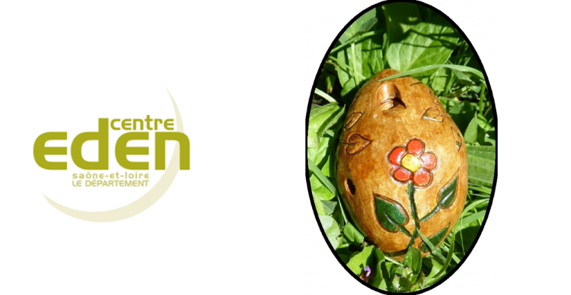 Renc’art nature : Fabrication d'ocarina, au Centre Eden - centre éducatif nature et découverte à Cuisery (71)