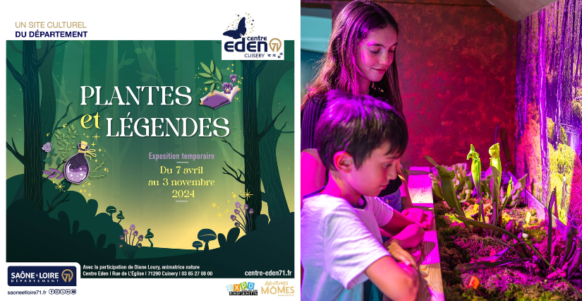 Nouvelle exposition temporaire au Centre Eden: "PLANTES ET LÉGENDES "