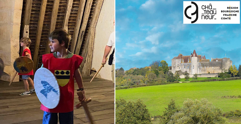 Visite "Chevaliers et chevaleresses du mercredi", animation estivale au Château de Châteauneuf