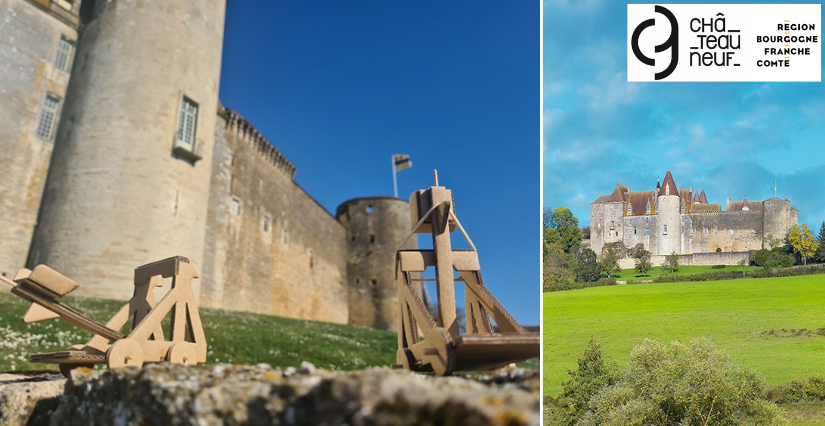 "Fabrique ta catapulte", atelier estival au Château de Châteauneuf