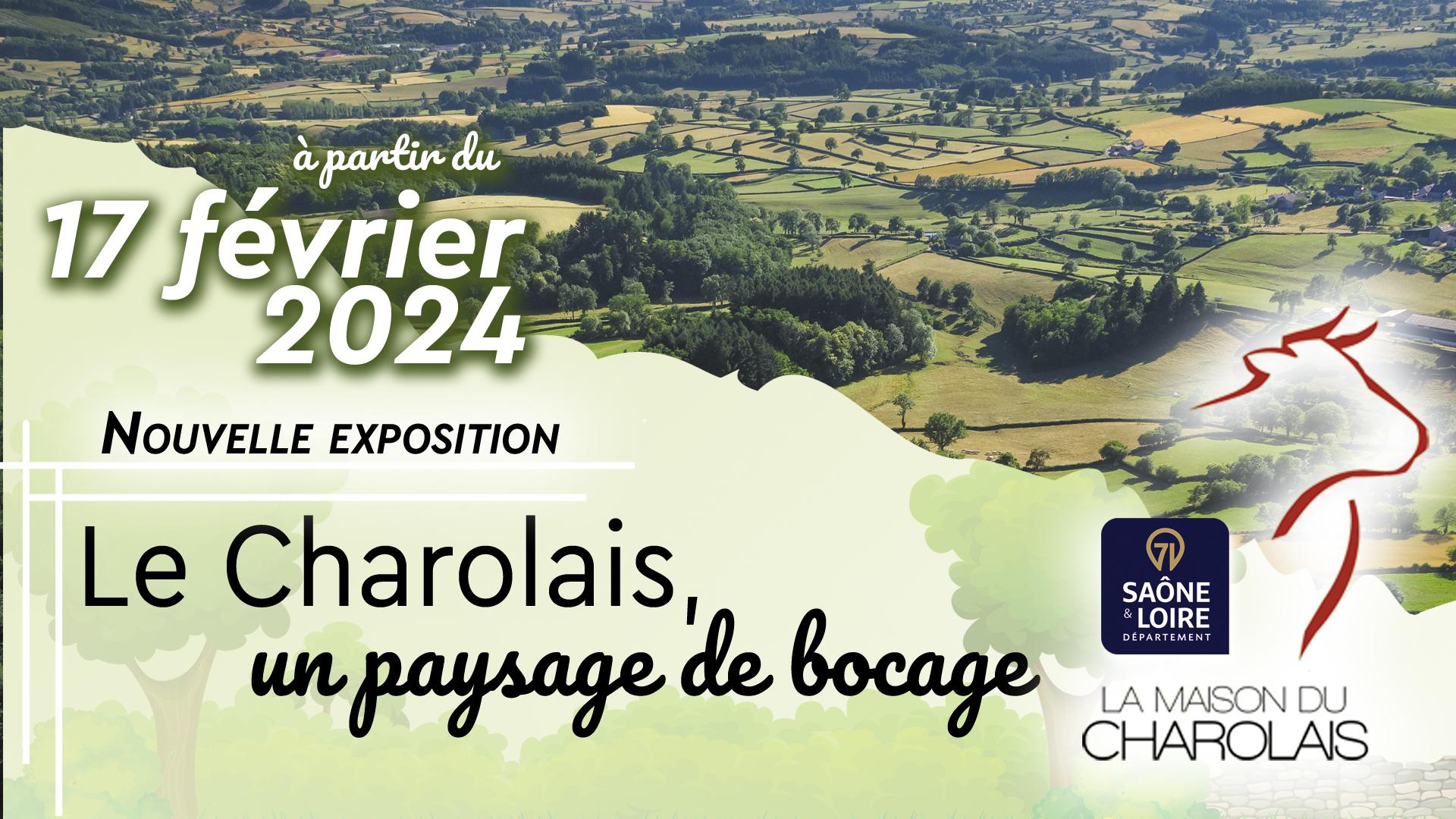 Exposition temporaire 'le Charolais, un paysage de bocage' à la maison du Charolais