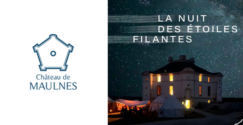 La nuit des étoiles filantes au Château de Maulnes, sortie nocturne en famille