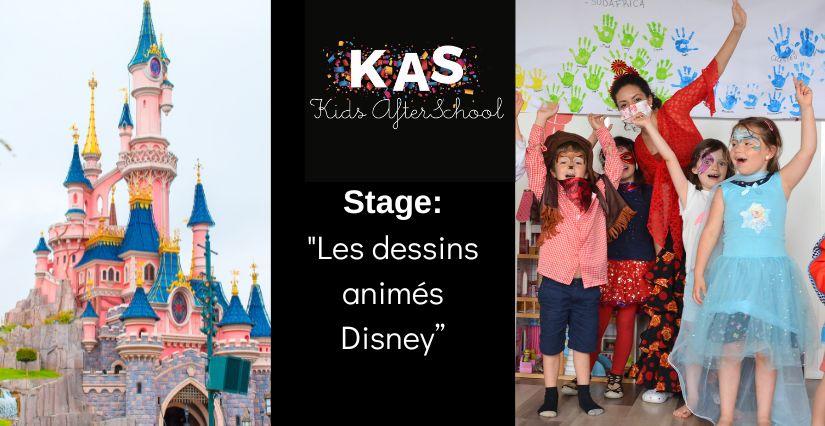 Stage d'été "Les dessins animés Disney", centre de loisirs en anglais-espagnol KIDS AFTERSCHOOL à Dijon