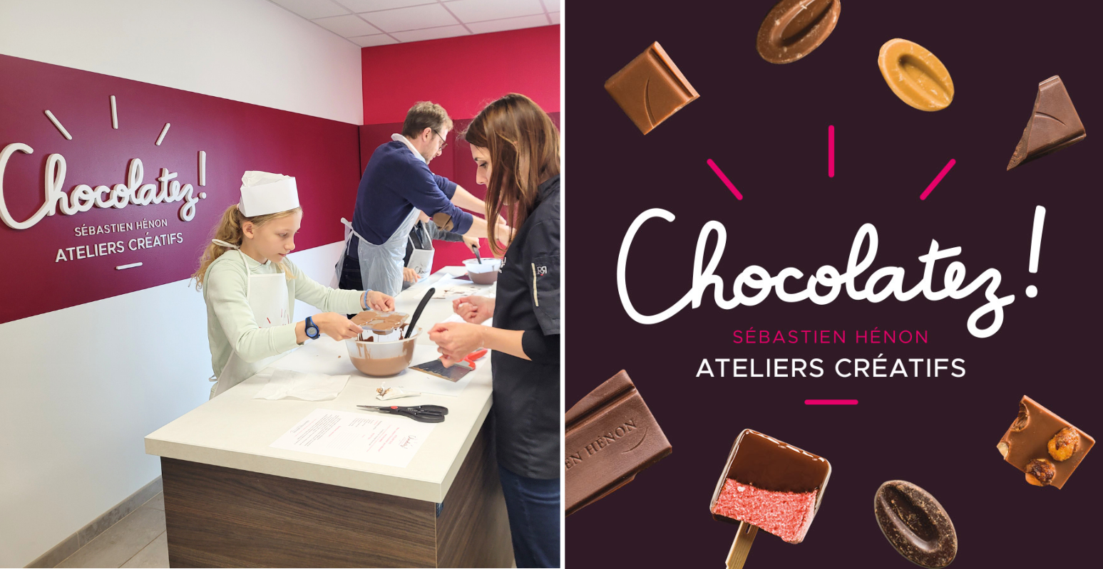 CHOCOLATEZ! Sébastien Hénon - ATELIER CREATIF EN DUO parent-enfant : Des vacances Chocolatez!