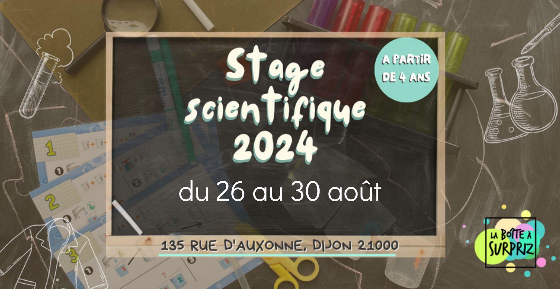 Stage scientifique avec la Boîte à Surpriz à Dijon