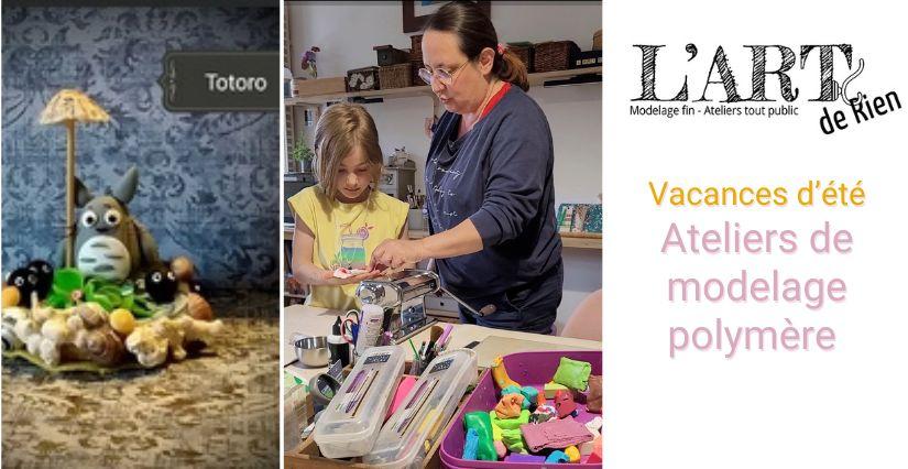 Atelier modelage 'mon ami Totoro et son goûter japonais' avec l'Art de rien à Dijon
