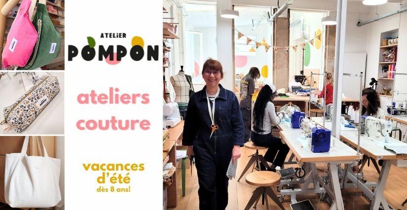 Les ateliers couture des vacances d'été avec l'Atelier Pompon à DIjon - dès 7 ans