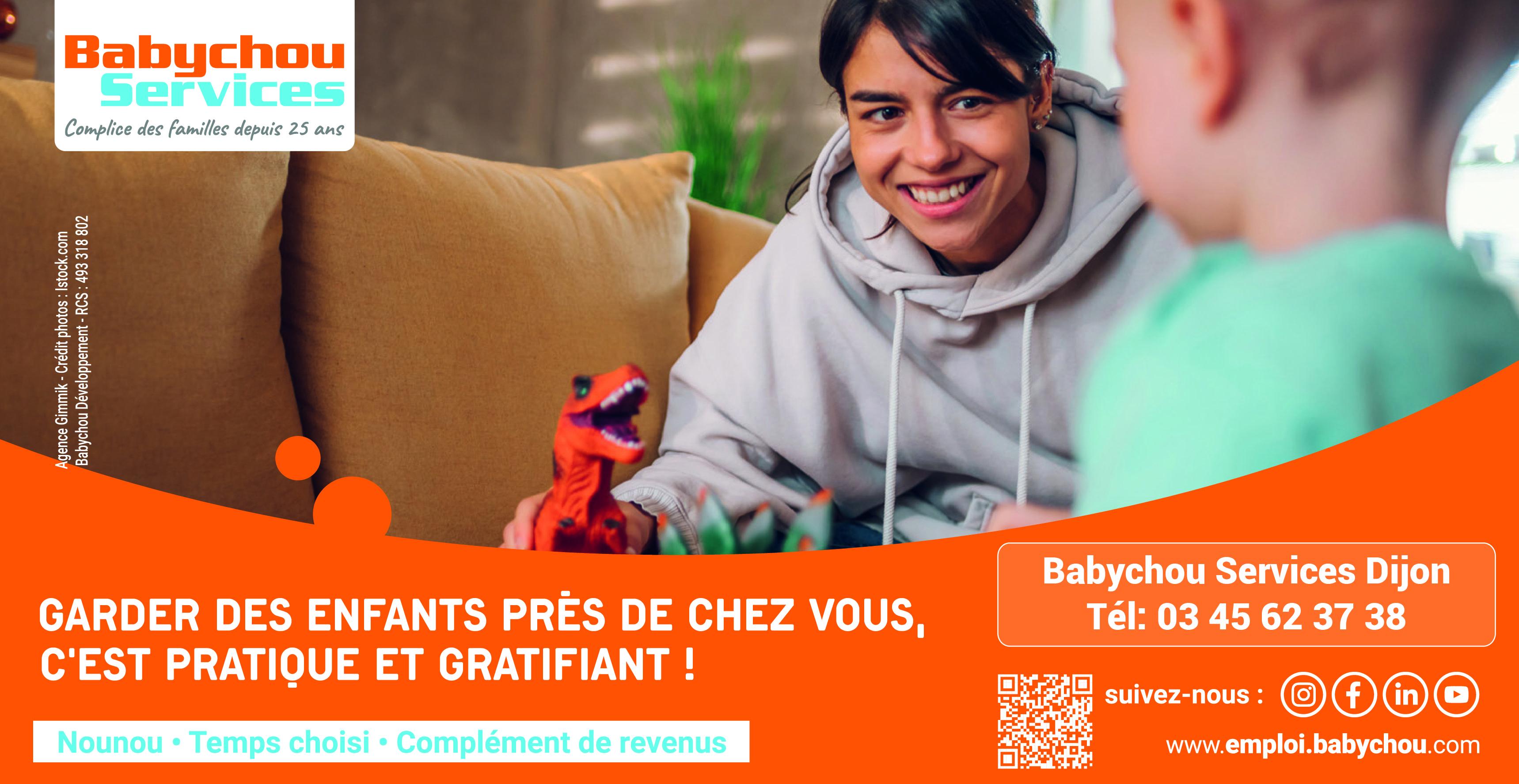 Votre garde d'enfants pour la rentrée 2025 avec Babychou Services à Dijon